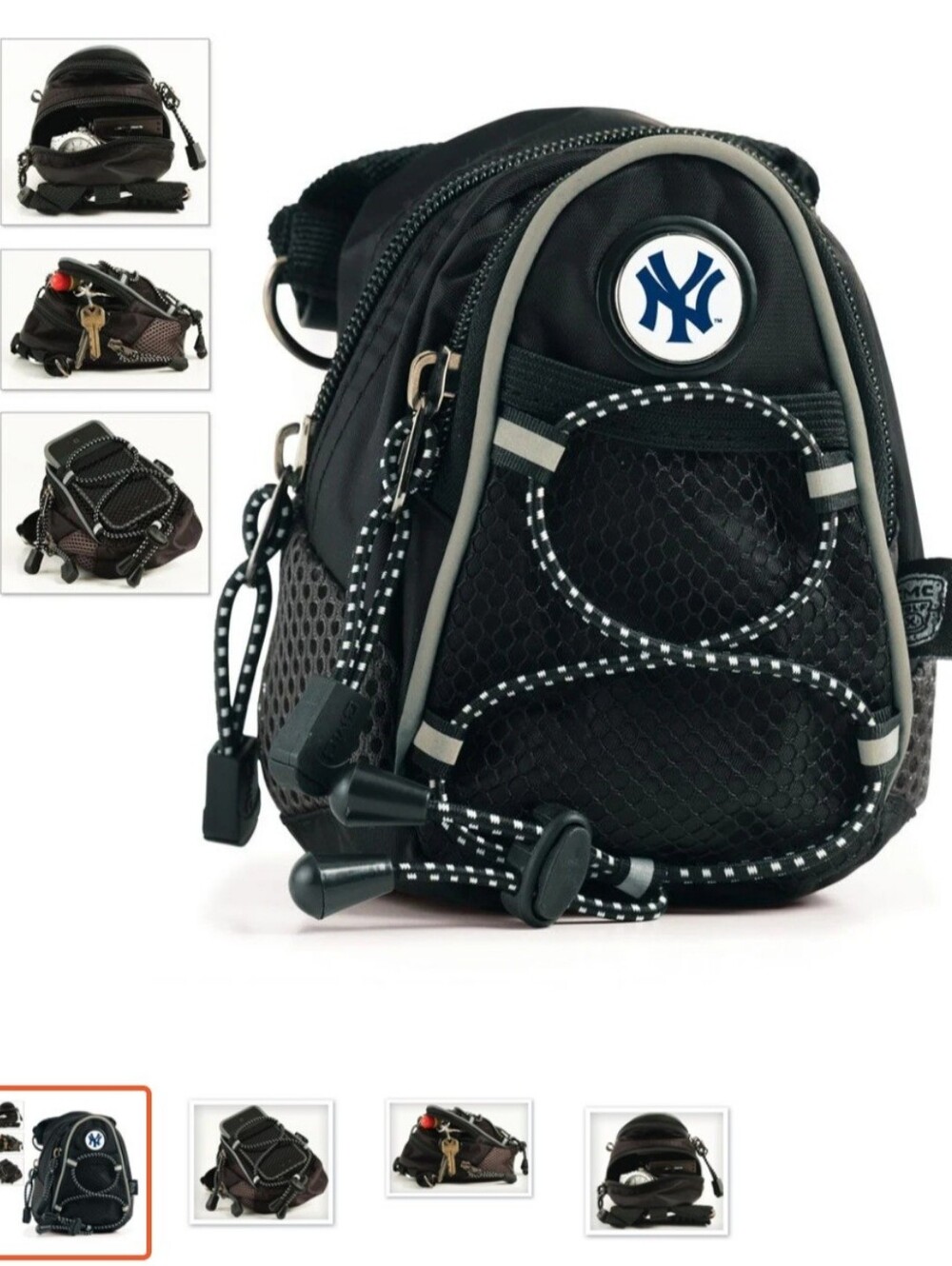 Wincrafy NY Patch Black Men’s Crossbody Sling Bag